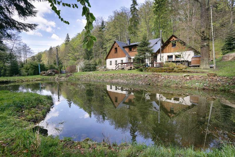 Ferienhaus Jaegerhaus Oppach Alleinlage Mit See Villa Exterior photo